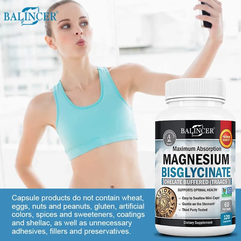 vegetarian magnesium bisglycinate capsules — image 4