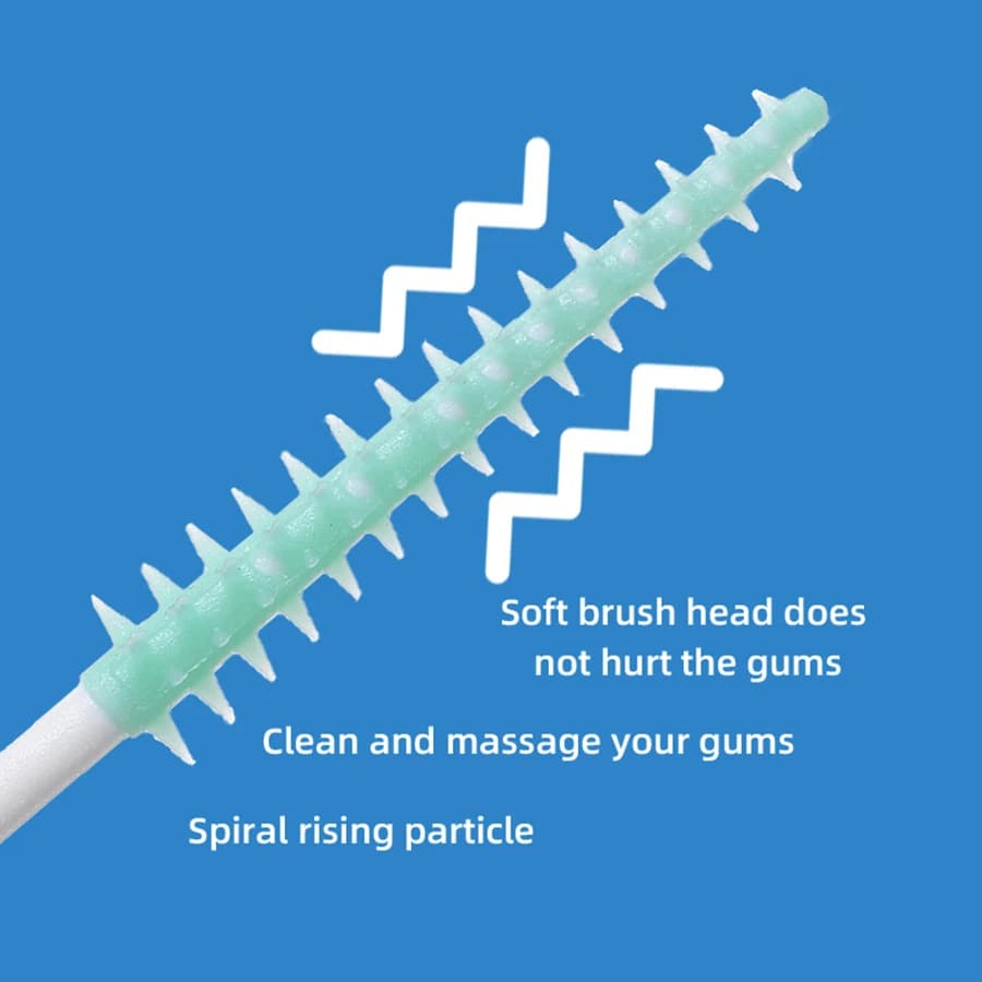 soft rubber interdental brushes pack of 150 — image 5
