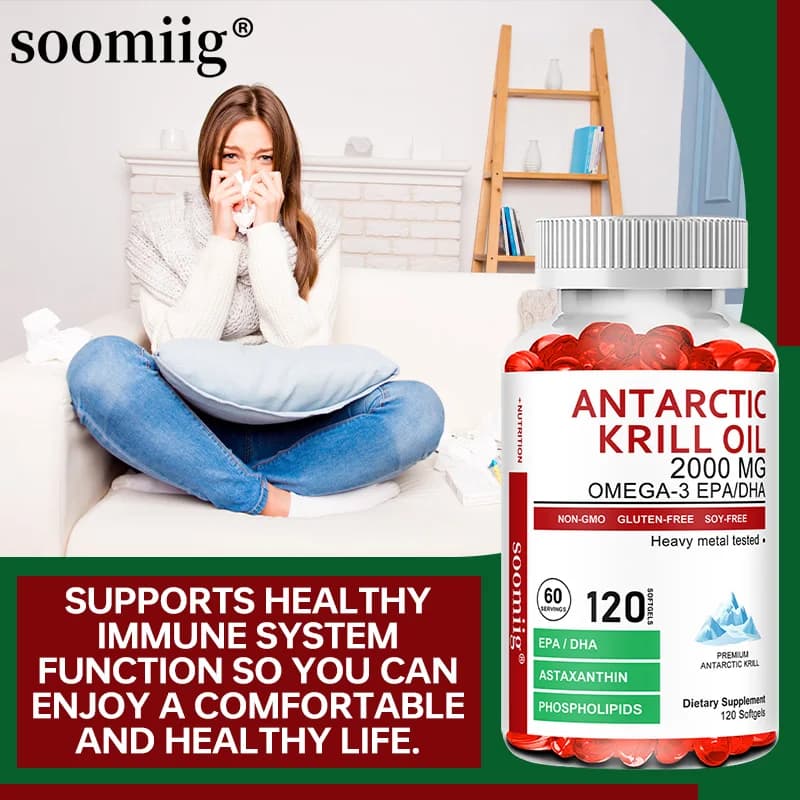 Antarctic krill oil softgel capsules — image 3