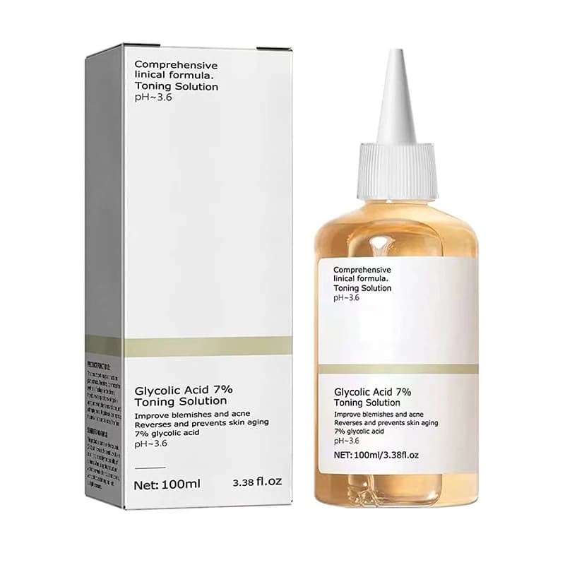 Glycolic acid skin lotion bottle — image 1
