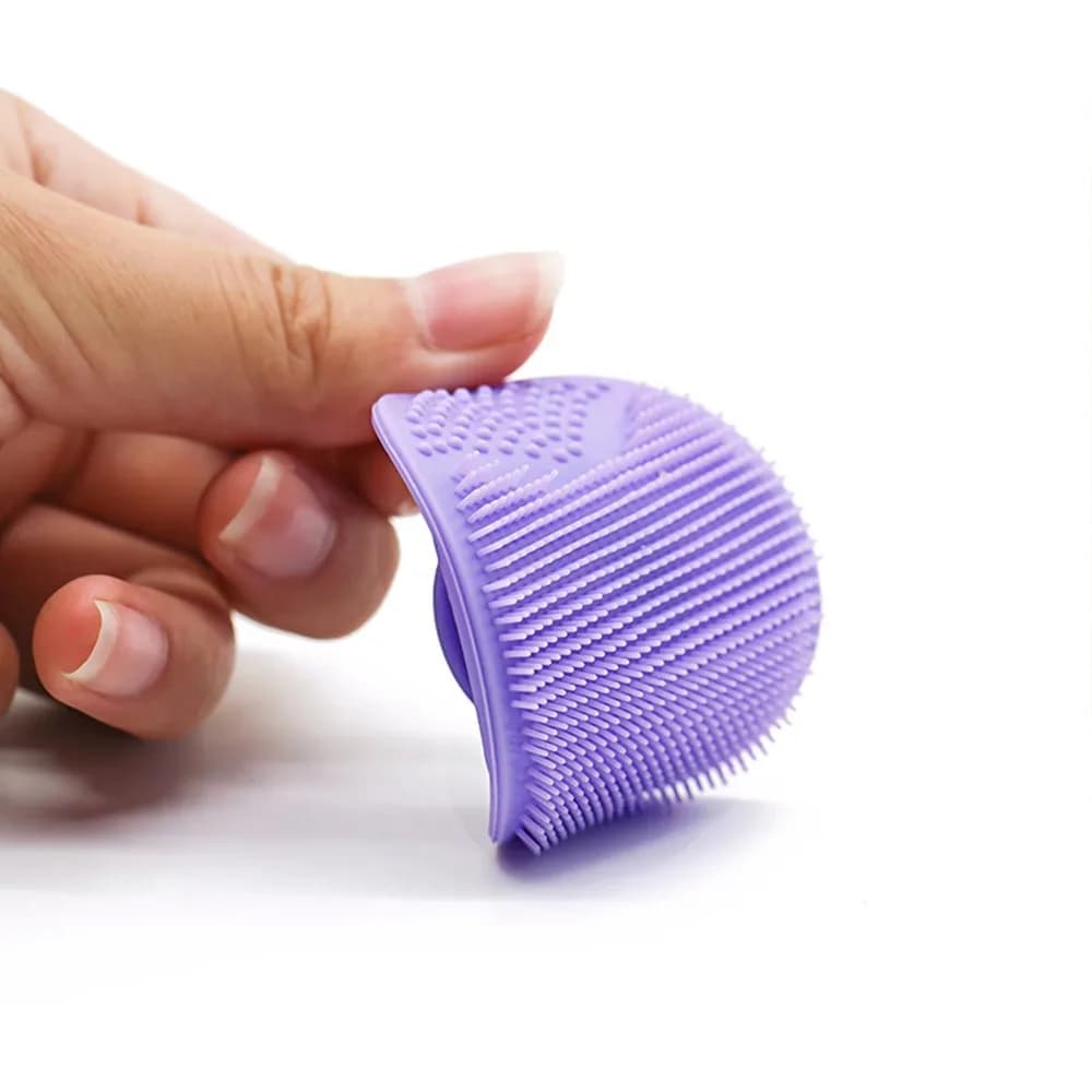soft silicone facial cleansing brush and massager — image 3