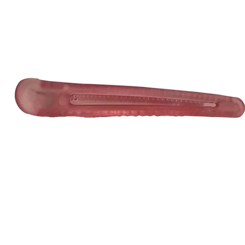 colorful frosted duckbill hairpin pair — image 5