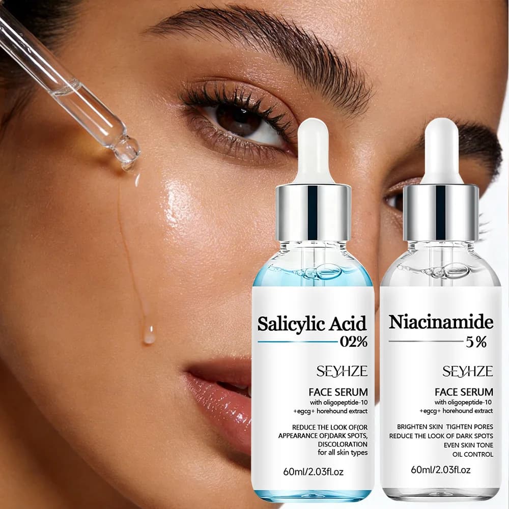 SEYHZE salicylic acid and niacinamide essence bottles — image 1