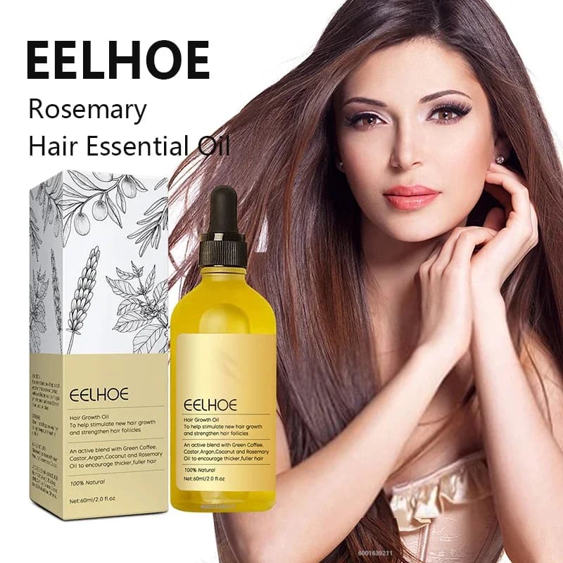 Bottle of rosemary and lavender hair repair oil — image 1