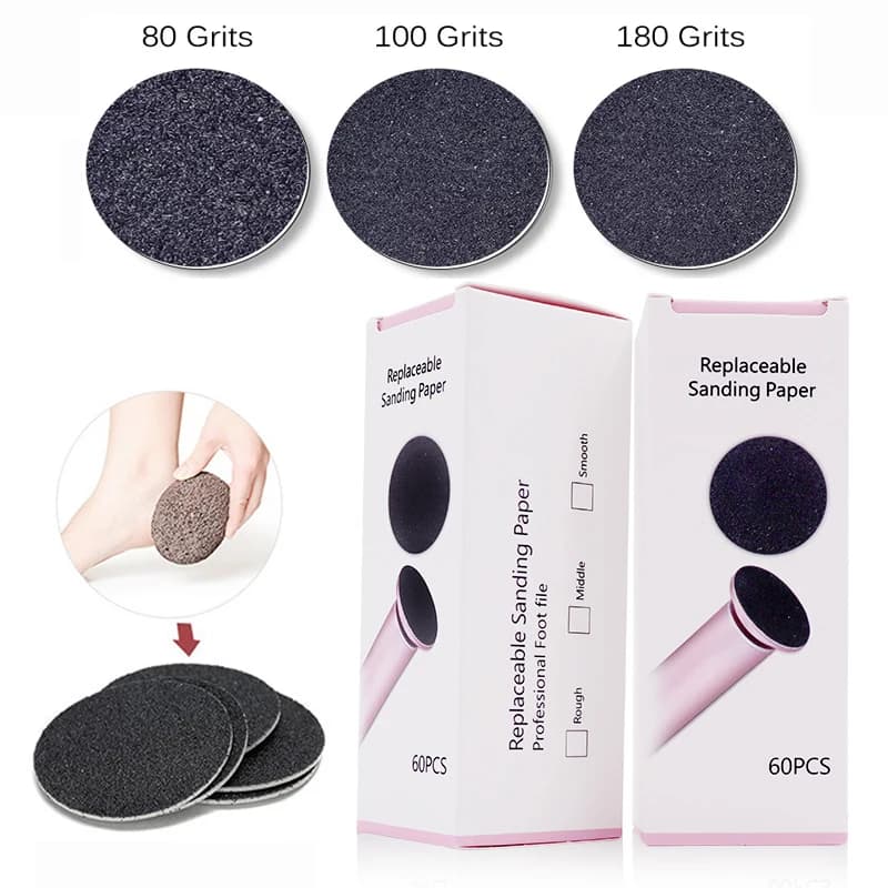 replacement sandpaper pads for electric foot file — image 3