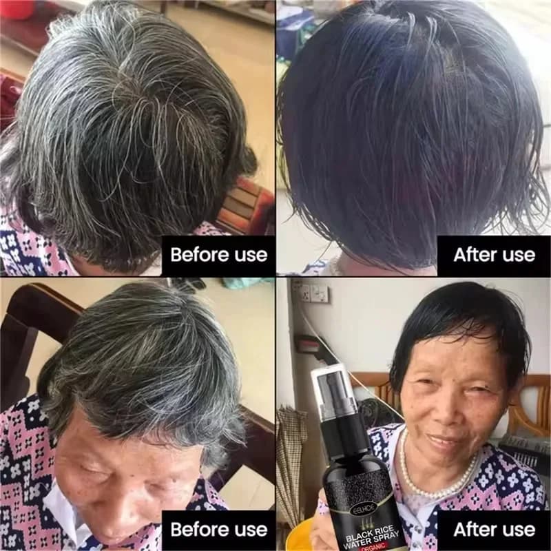 gray hair darkening serum bottle — image 3