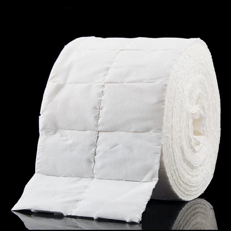 lint-free cotton nail polish remover pads roll — image 7