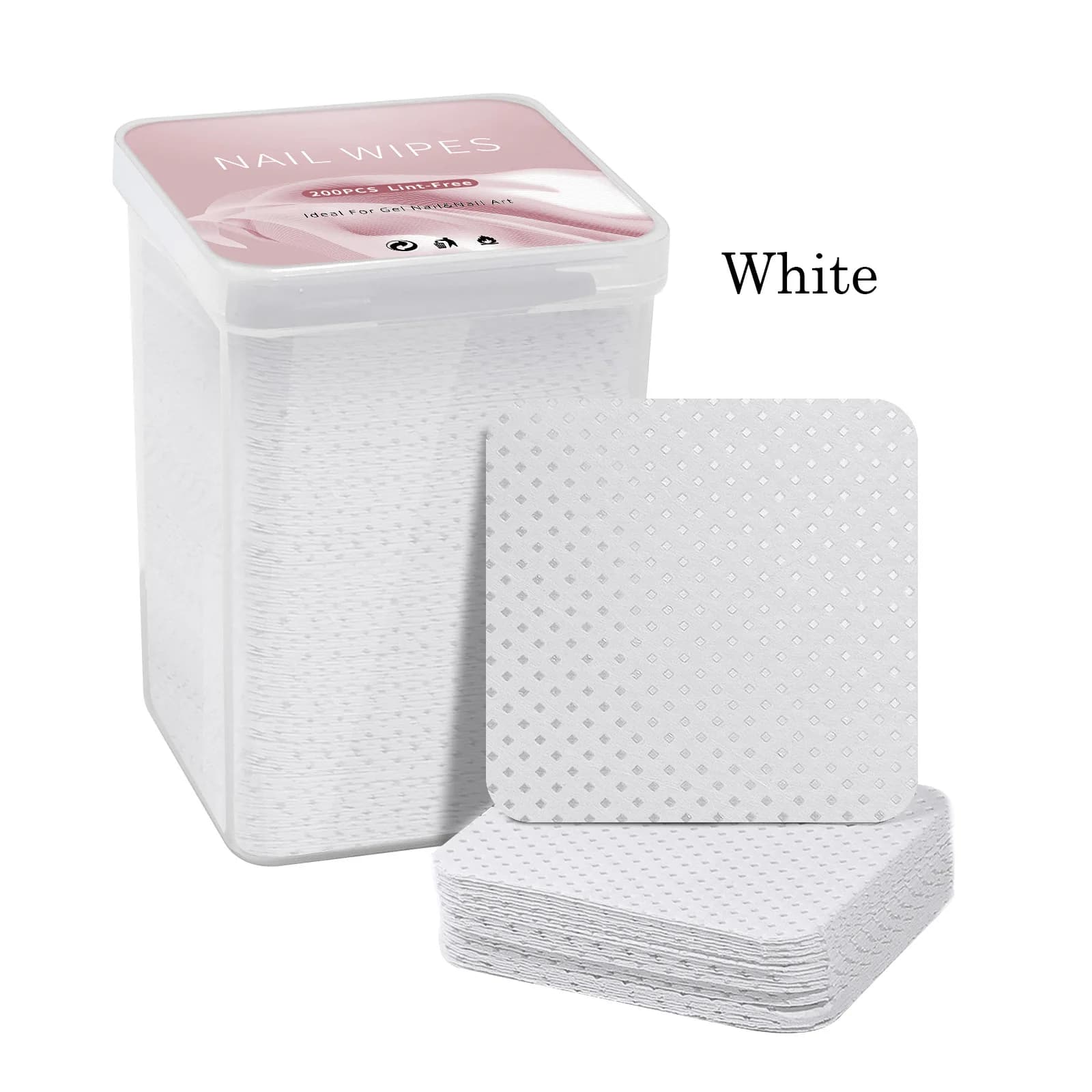 lint-free nail polish remover cotton wipes — image 7