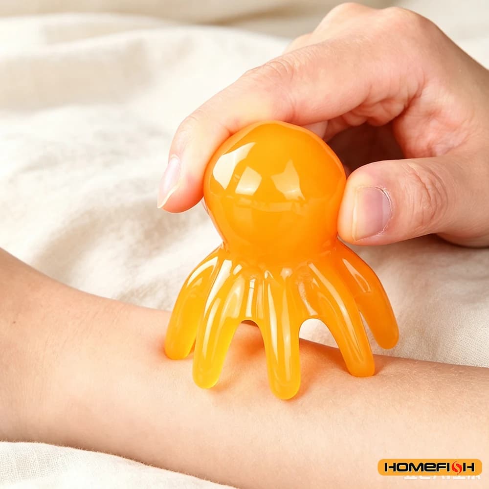 Resin octopus-shaped scalp massage comb — image 5