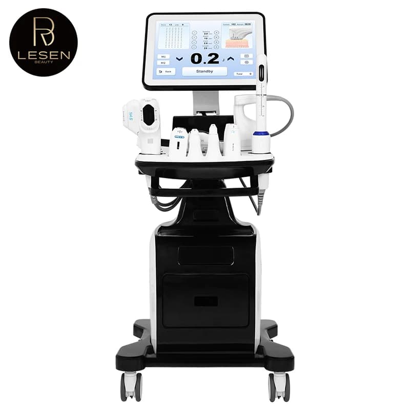 5 Handles Skin Tightening Hifu Machine Skin Rejuvenation Wrinkle — image 4