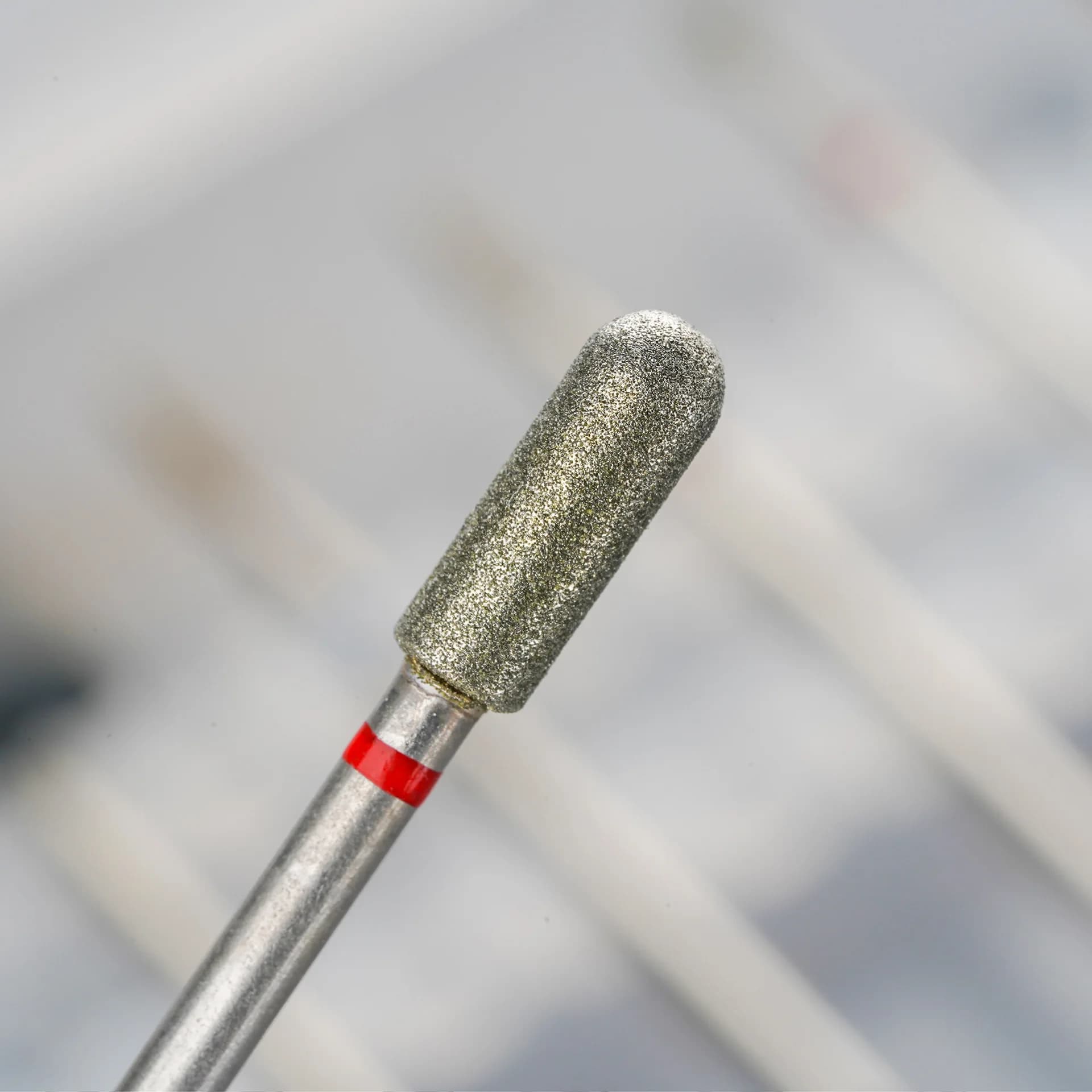 set of six diamond sand nail drill polishing bits — image 5
