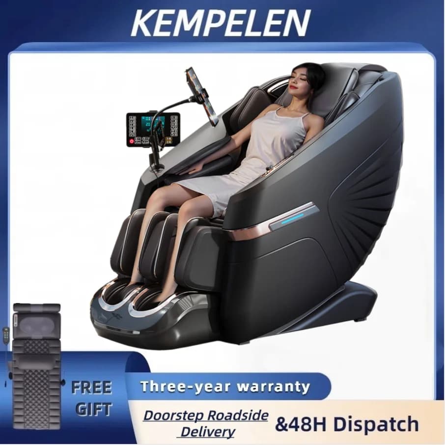 SL Track Full Body Massage Chair Zero Gravity Heating AI Voice