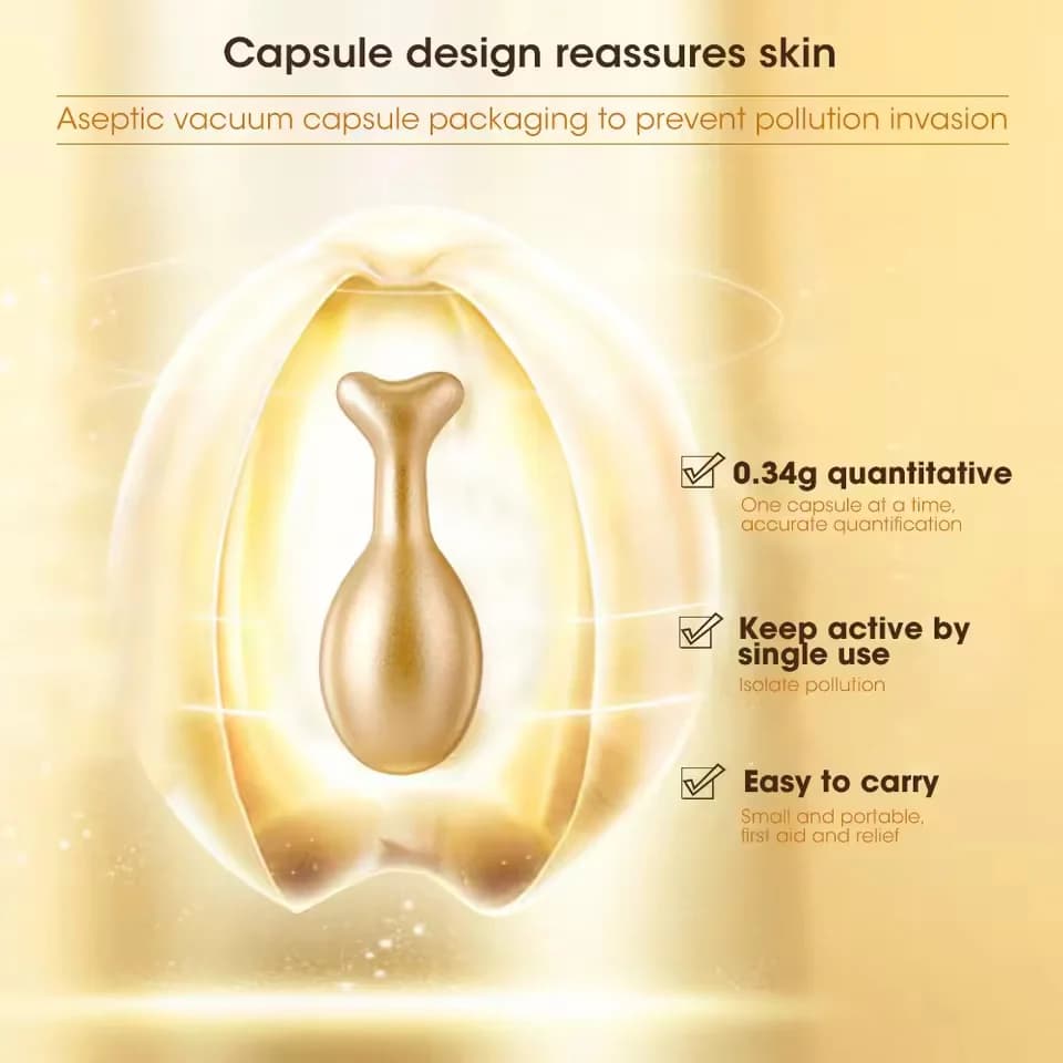 Fullerene and placenta brightening facial serum bottle — image 3