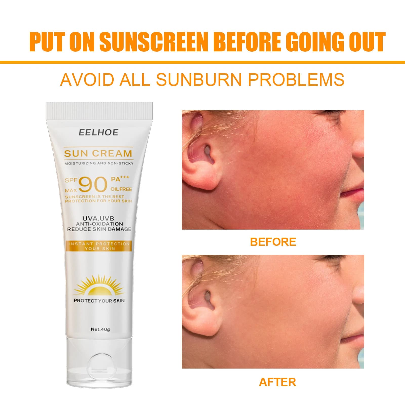 SPF 90 face and body sunscreen cream — image 6