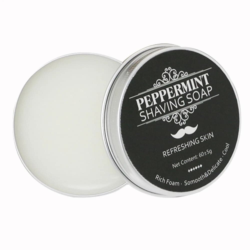 handmade dense beard shaving soap bar — image 1