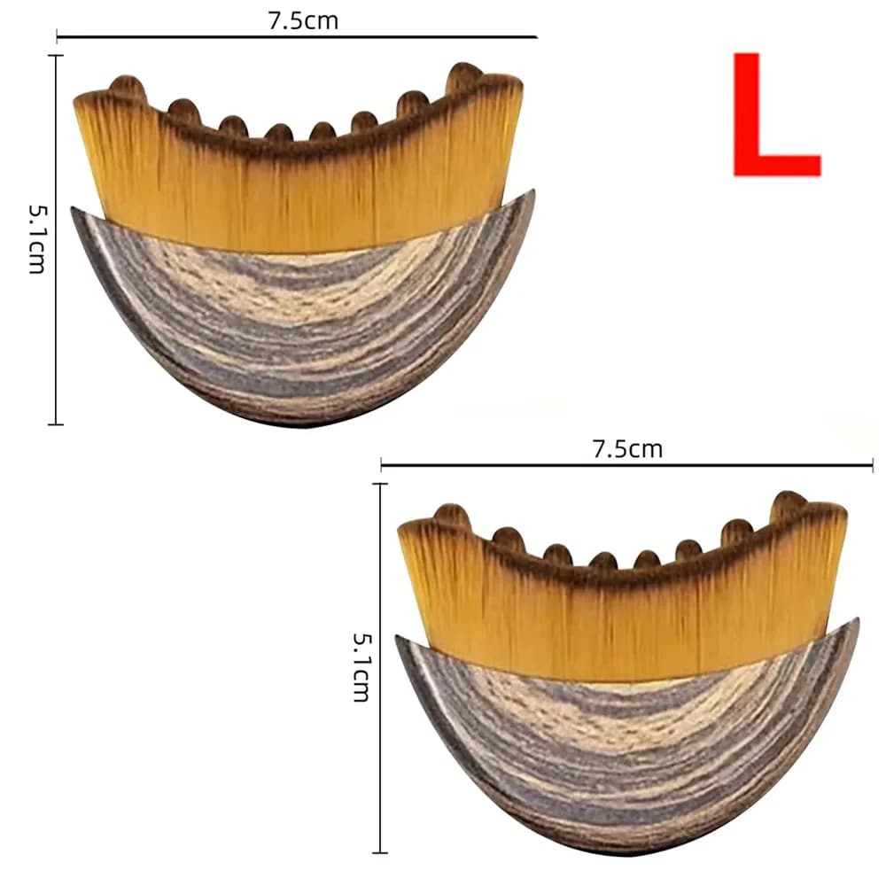 soft-bristle manual facial brush for lymphatic drainage — image 8