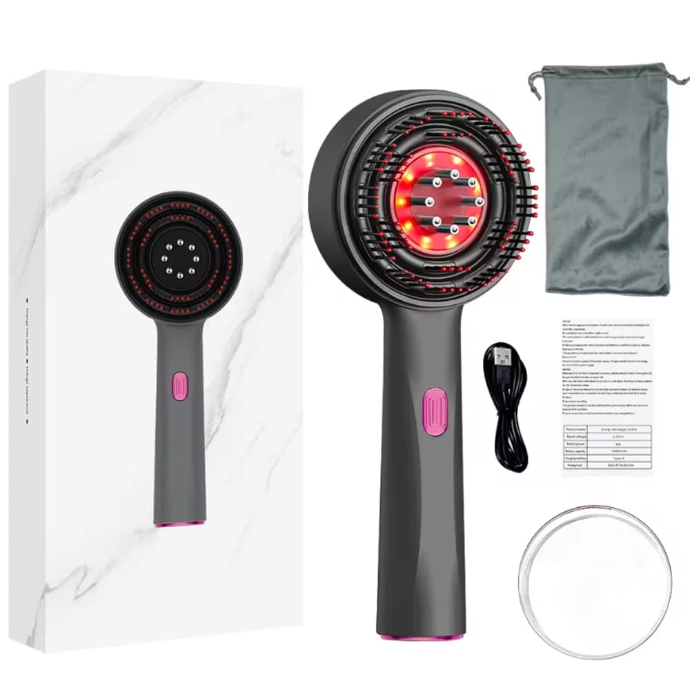 Red light scalp massage comb with serum applicator — image 7