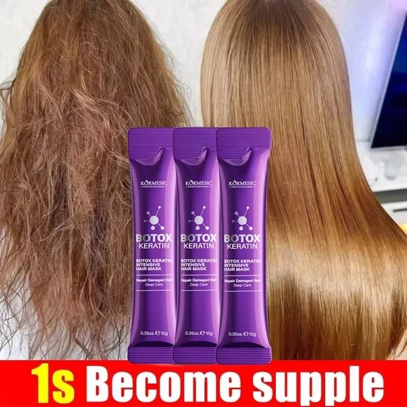 keratin hair mask tube for frizzy hair — image 3