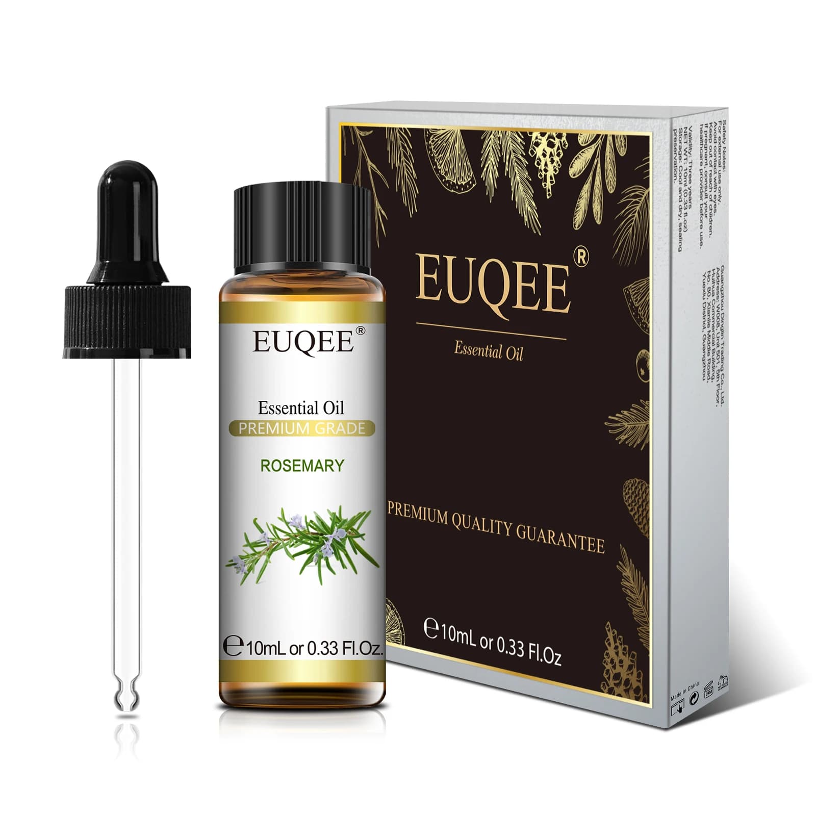 10 ml bottle of natural plant essential oil with dropper — image 7