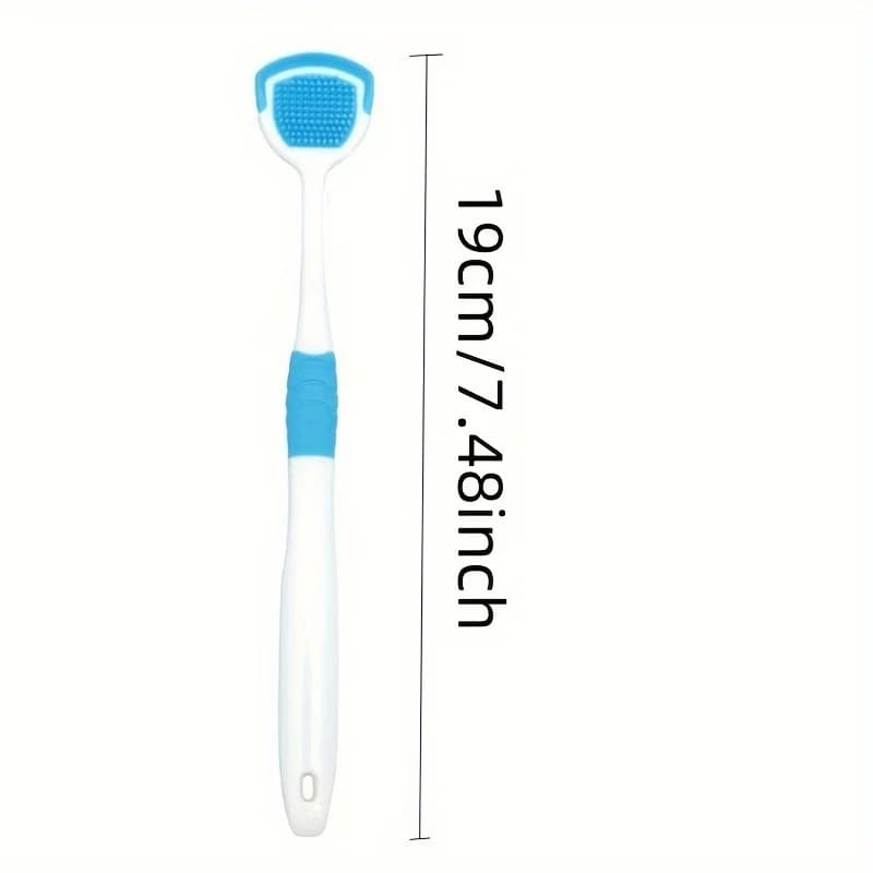 Reusable silicone tongue cleaner — image 5