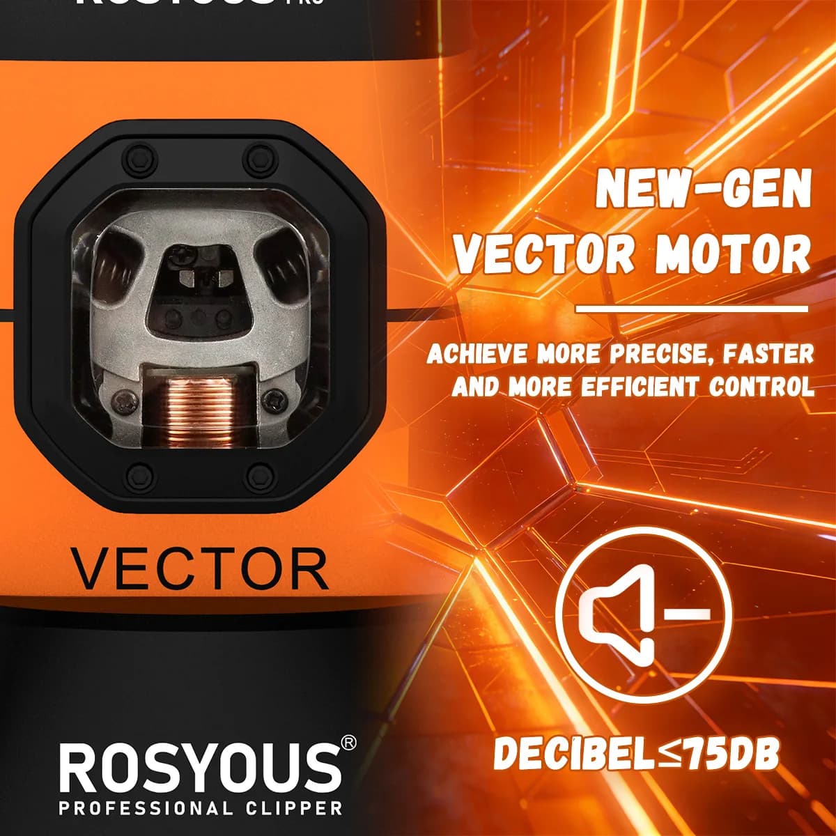 Rosyous RS-999 electric shaver with magnetic motor — image 3