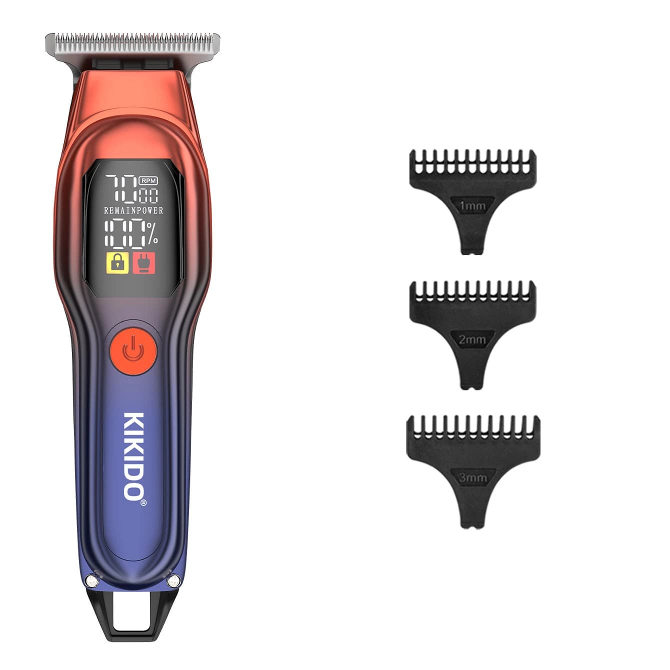 stainless steel rechargeable electric hair clipper — image 7
