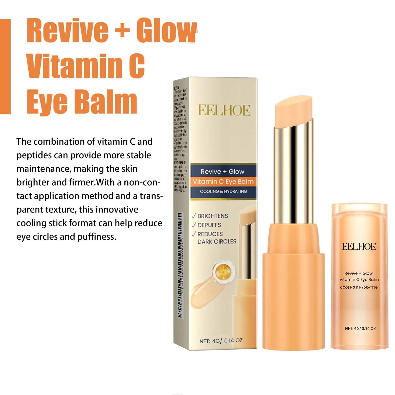Vitamin C eye balm stick for dark circles — image 2