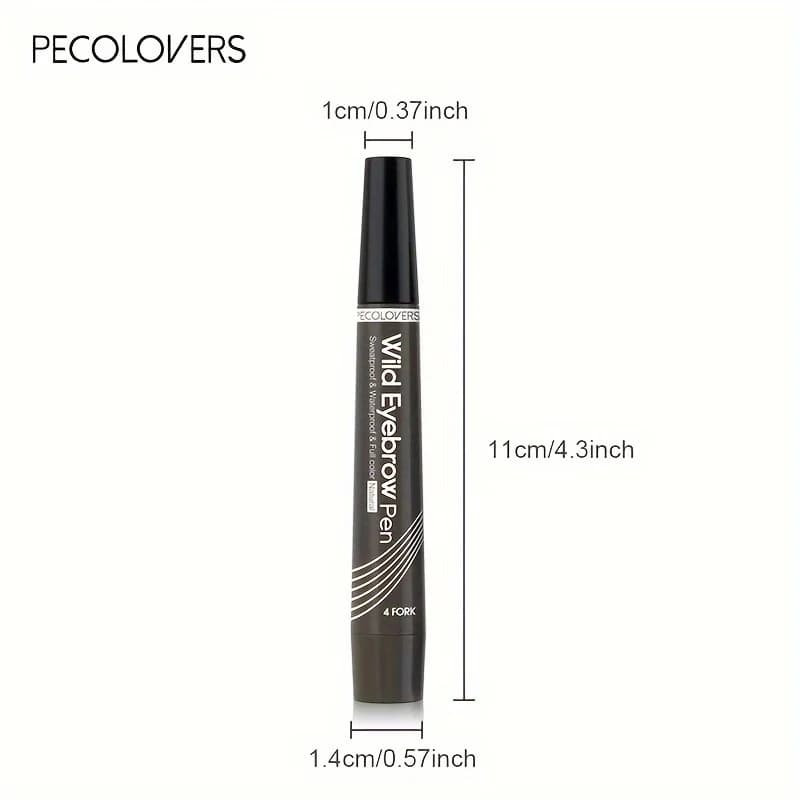 waterproof eyebrow pen with 4-split tip — image 4