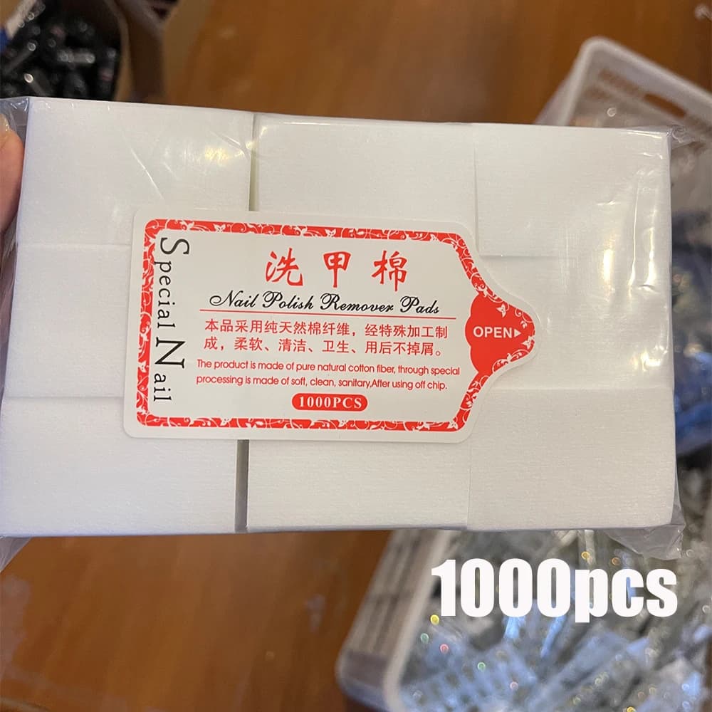 lint-free cotton nail wipes pack — image 7