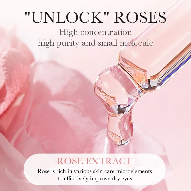 Rose hyaluronic acid travel eye mask — image 3