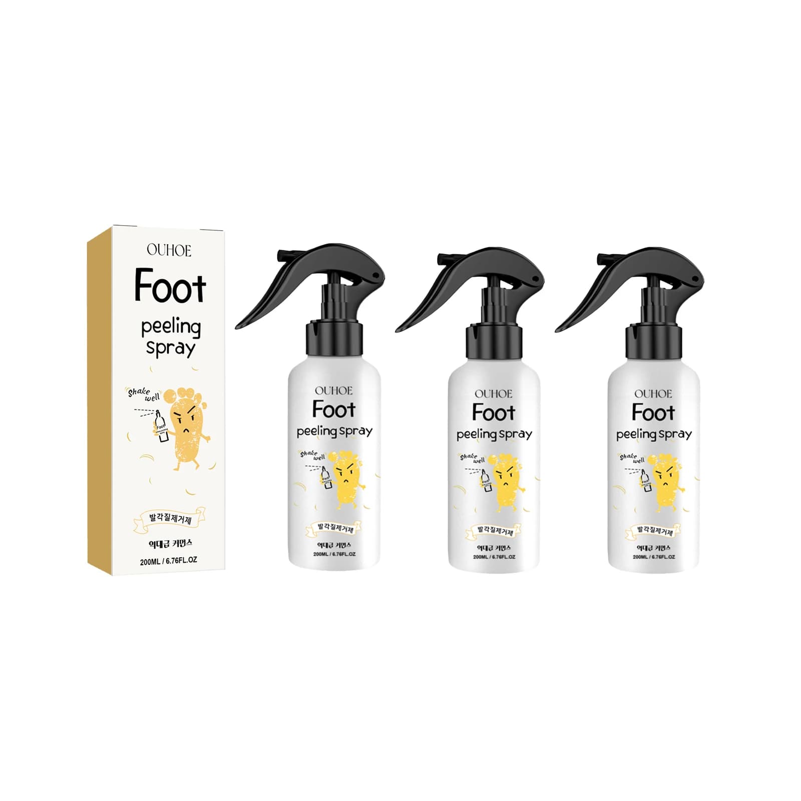 foot exfoliating spray bottle — image 7