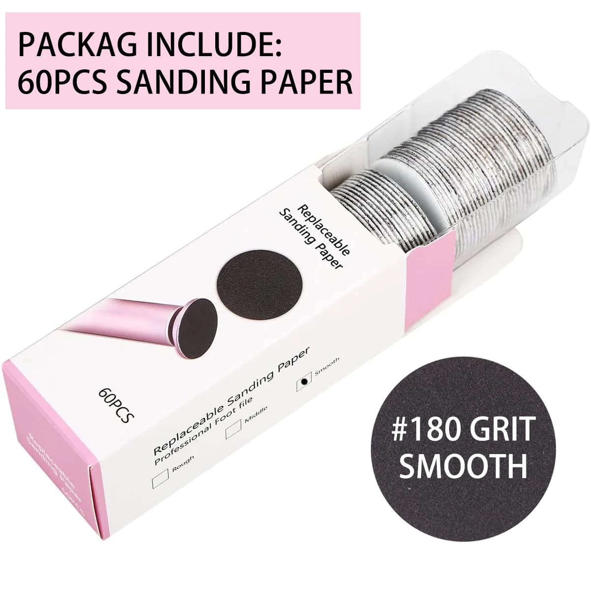 foot dead skin sandpaper for electric nail file — image 7