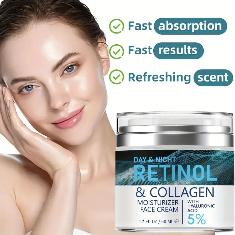 Envisha retinol collagen face cream tube — image 2