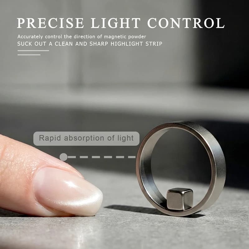 circular cat eye magnetic nail gel tube — image 4