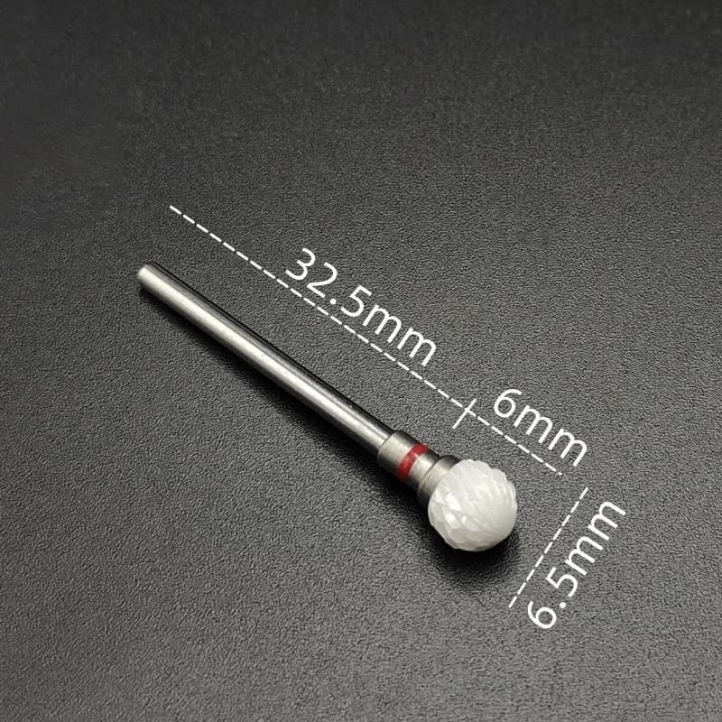 ceramic carbide nail drill bit for electric manicure drill — image 8