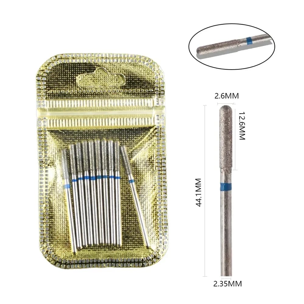 set of 10 diamond milling nail drill bits — image 7