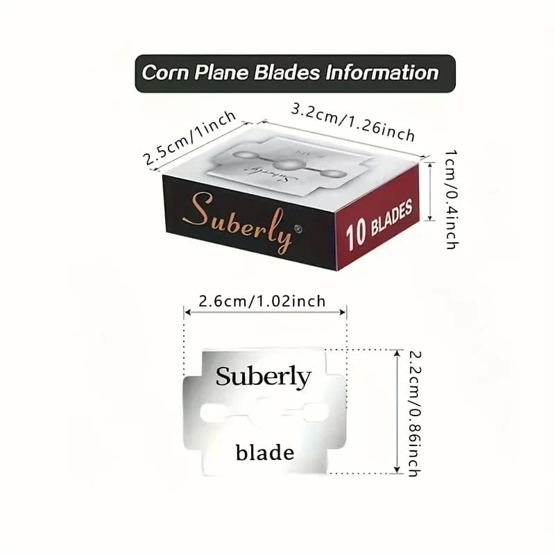 Carbon steel replacement blades for hand and foot files — image 4