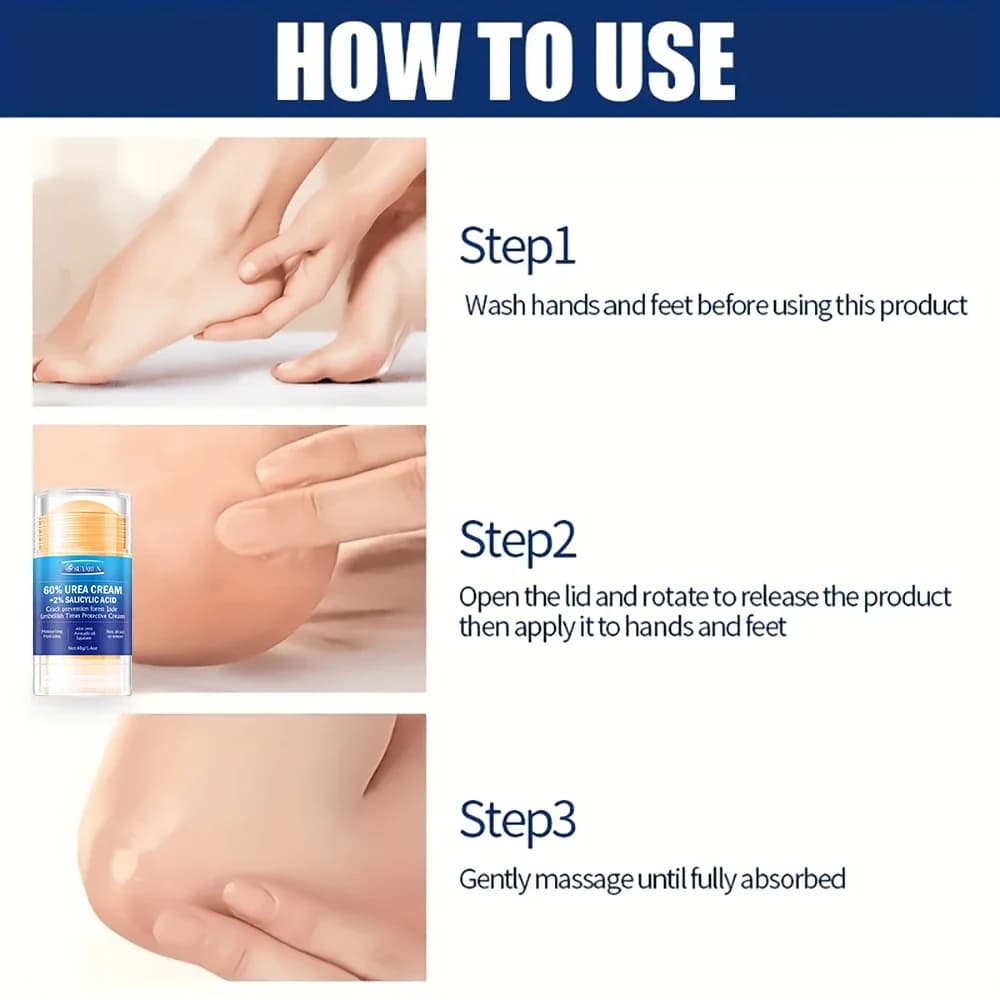 Suyarun 60% urea foot care cream stick — image 6