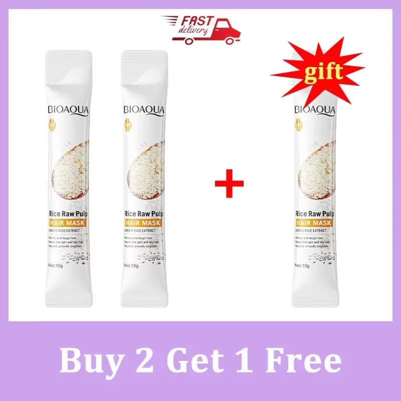 rice keratin hair mask tube — image 8