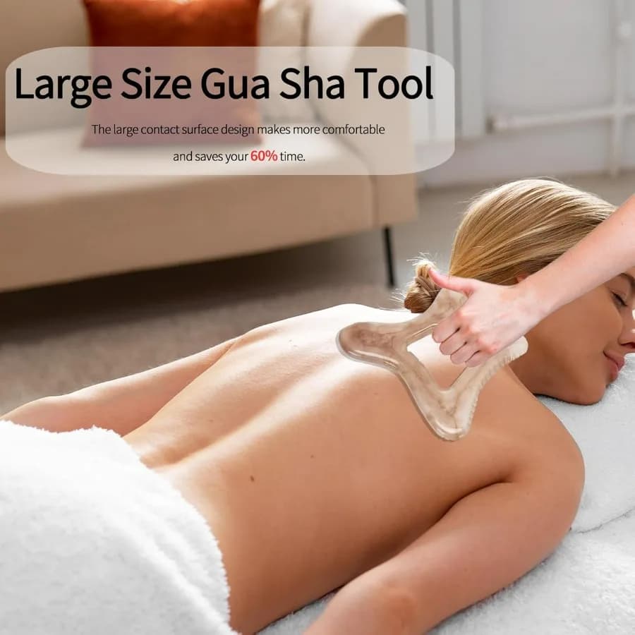 large resin gua sha body massager — image 4