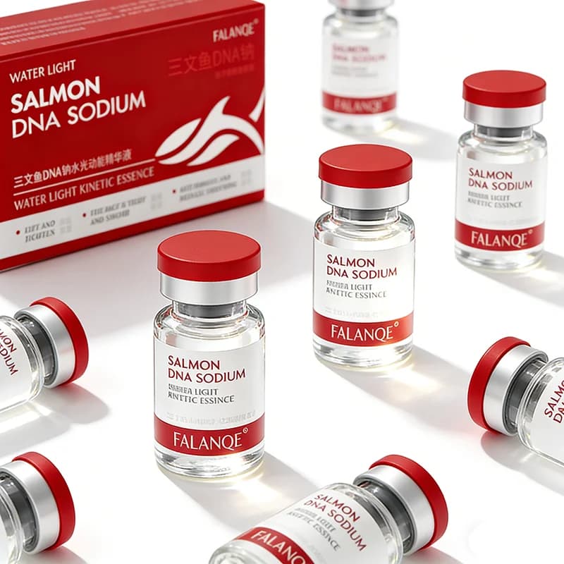 Salmon DNA anti-wrinkle serum ampoule bottle — image 2