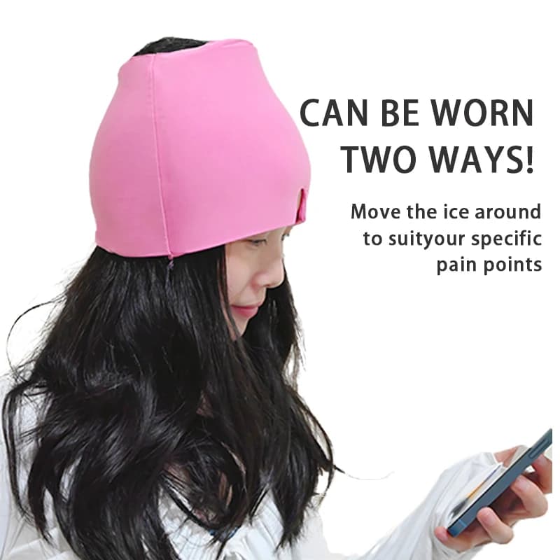 cold compress headache relief cap — image 5