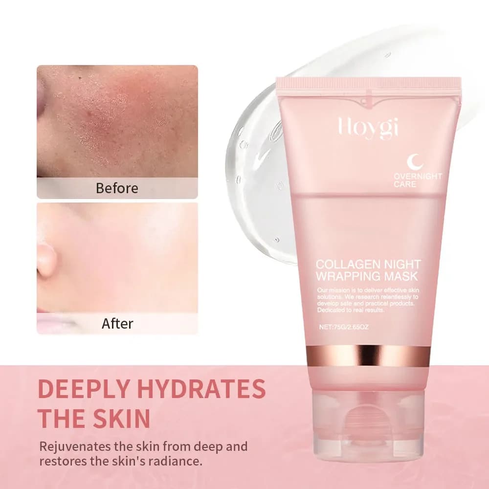 Collagen overnight peel-off facial mask set — image 5