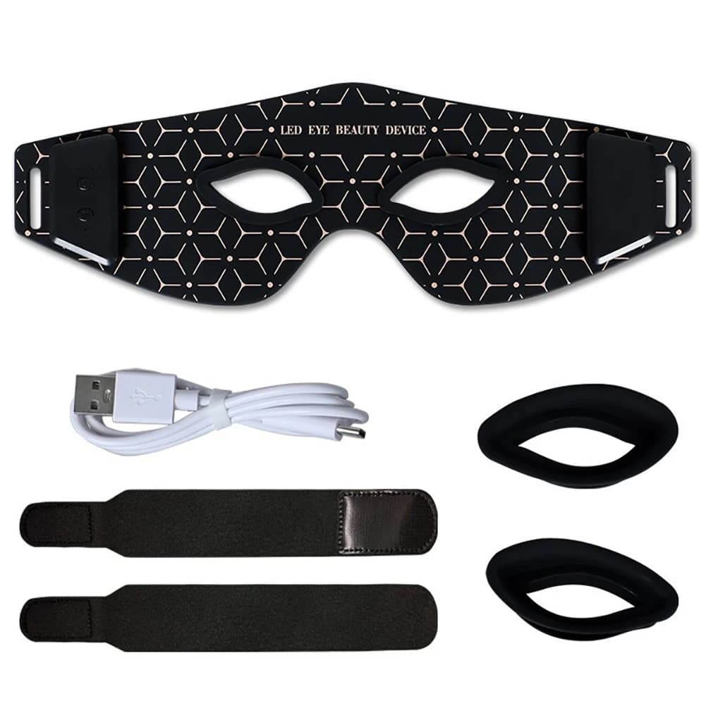 Red light eye mask with LED panels — image 7