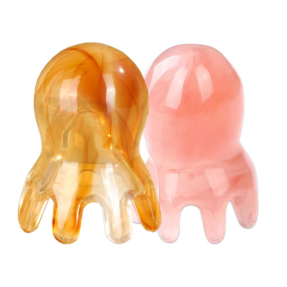 Resin octopus-shaped scalp massage comb — image 7