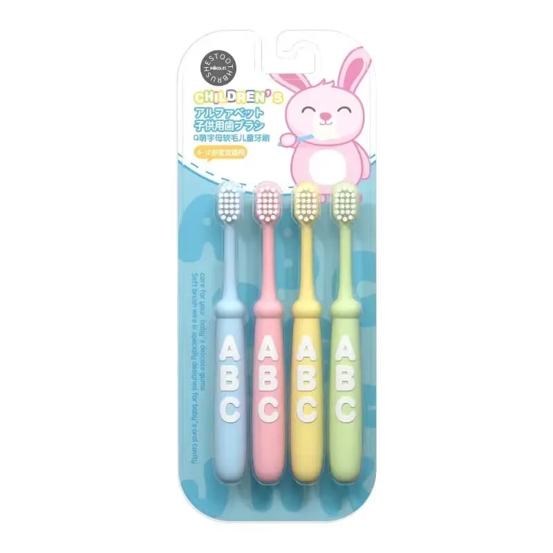 soft bristle alphabet cartoon kids toothbrush set — image 7