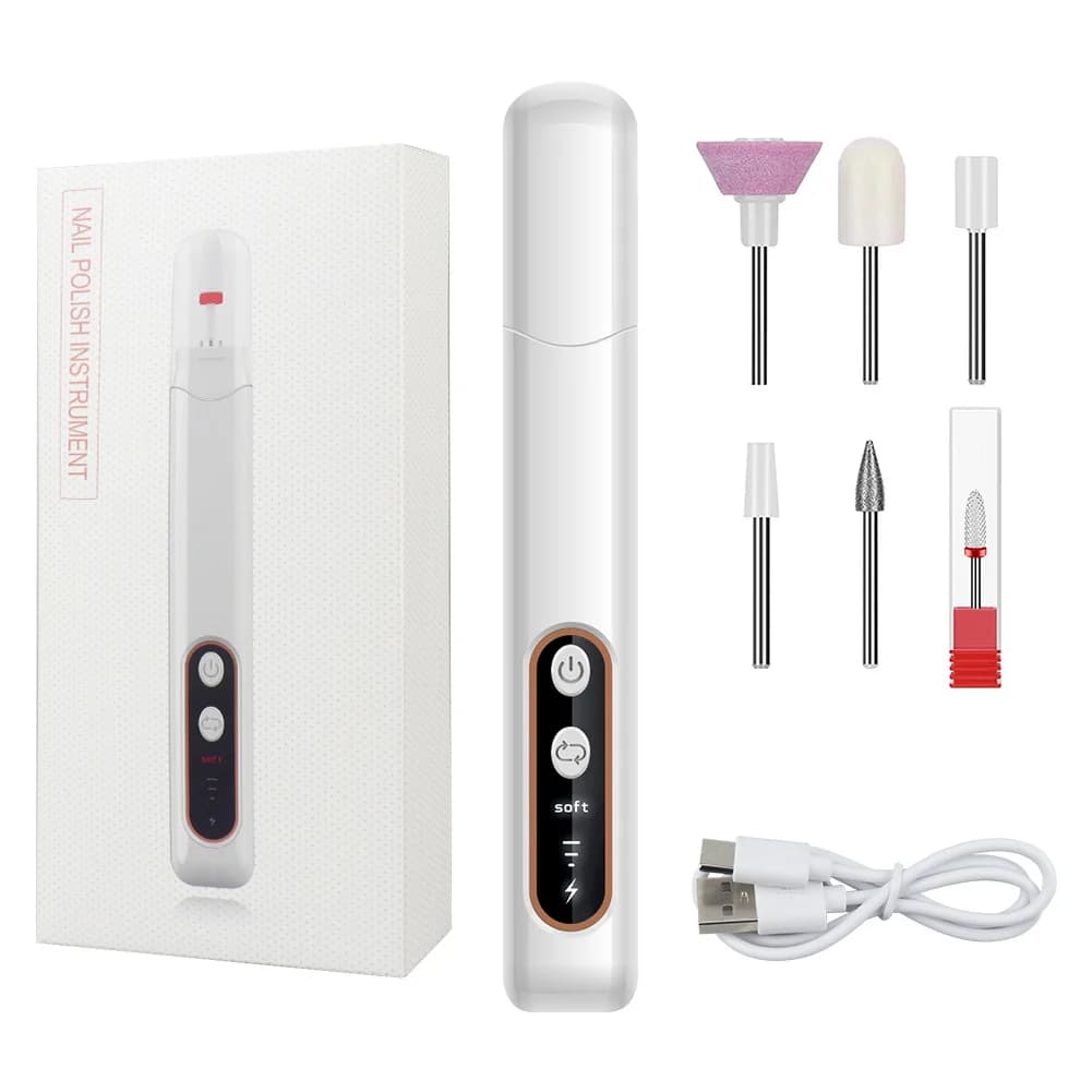 wireless 6-in-1 nail drill with LED display — image 7