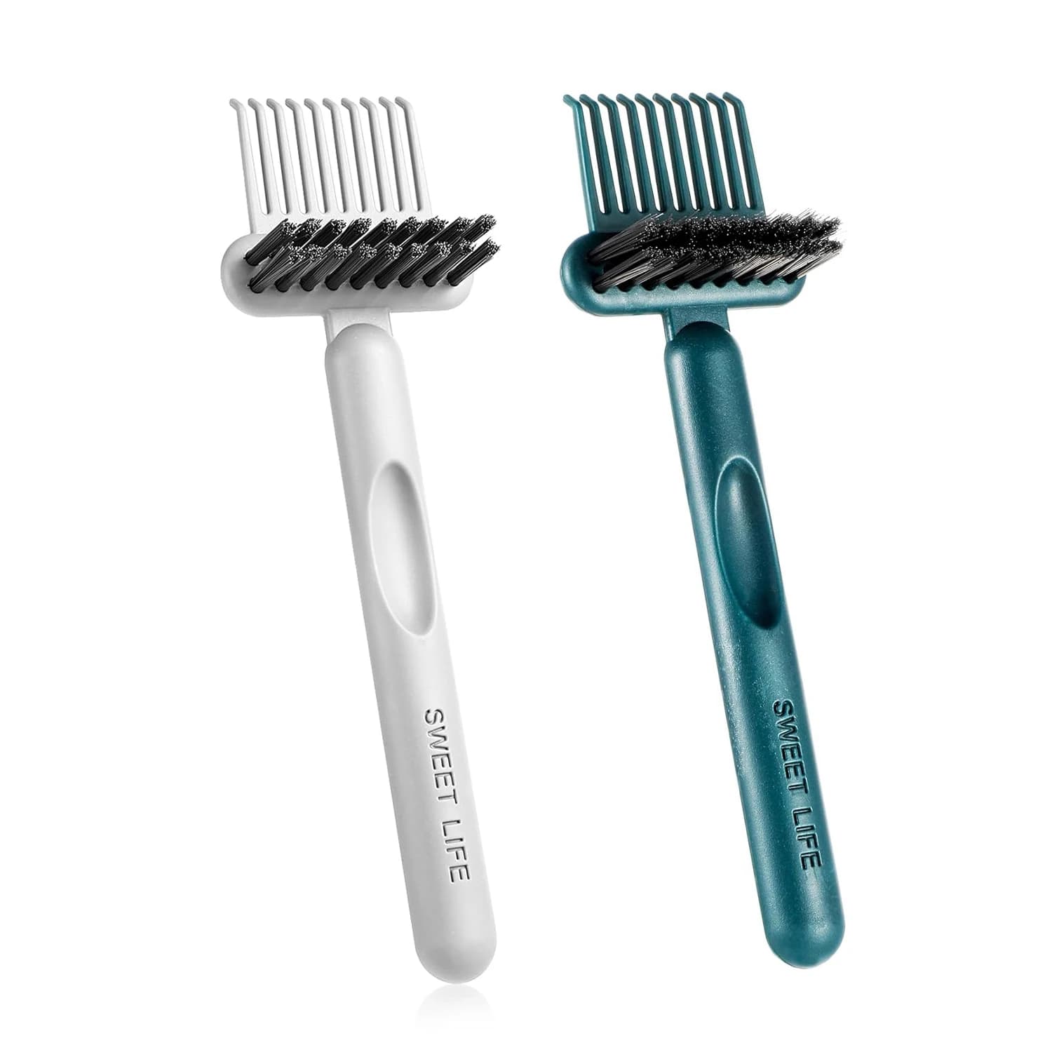 2-in-1 hair brush and comb cleaning brush — image 7