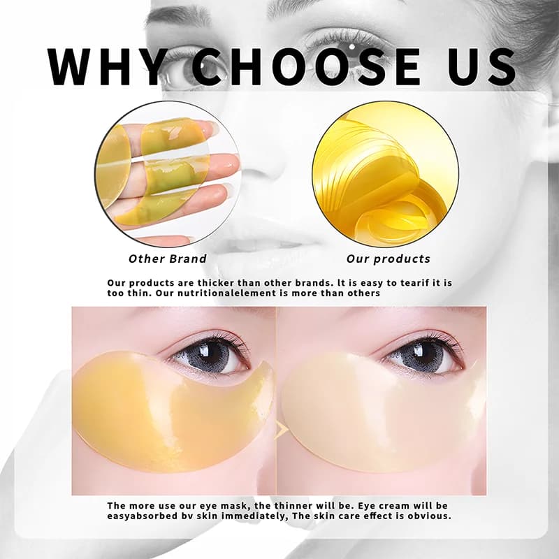 Collagen retinol eye mask sheets in a box — image 3