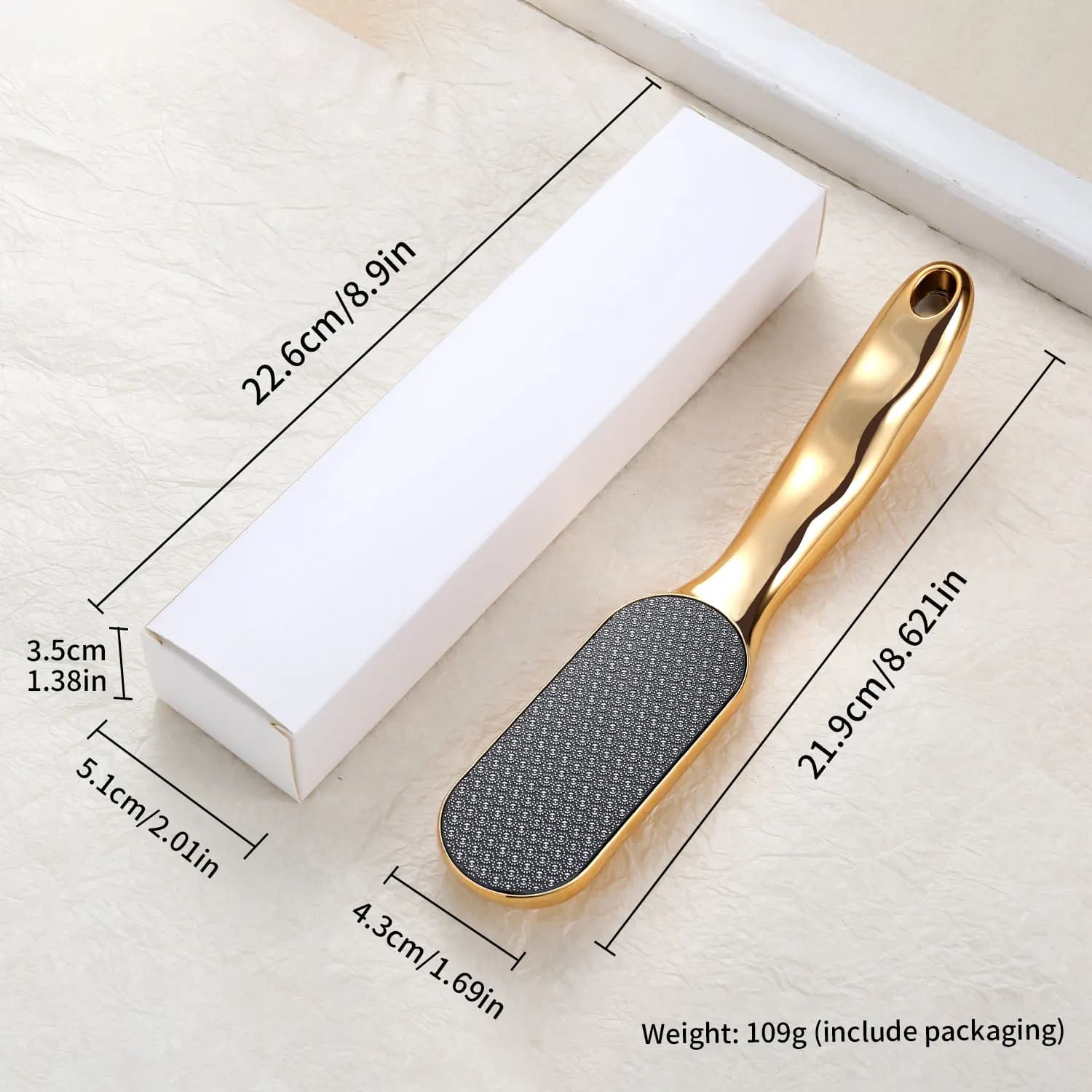 nano glass foot file for removing dead skin from heels — image 1